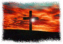 ゴルゴダの丘に立つ十字架